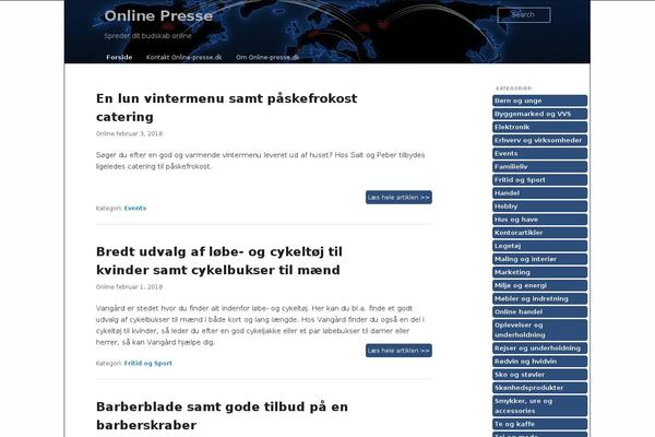 online-presse.dk site used Twentyelevenchild