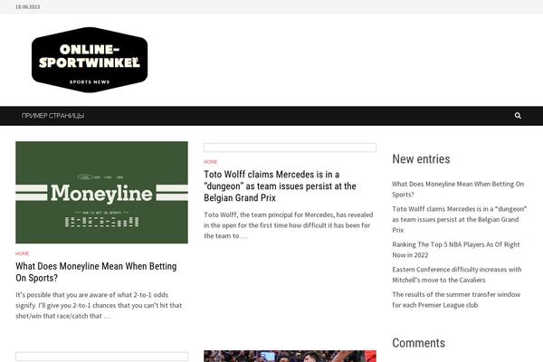 Bam theme site design template sample