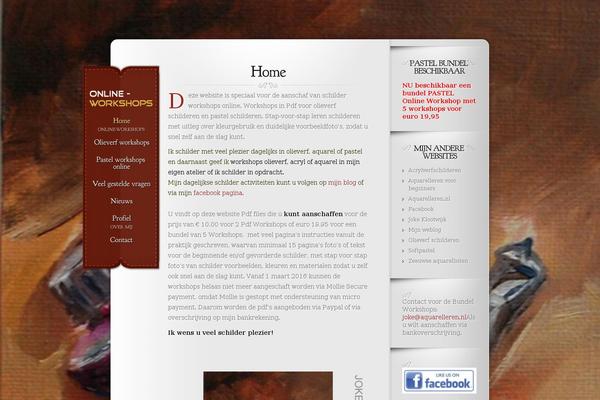 Memoir theme site design template sample
