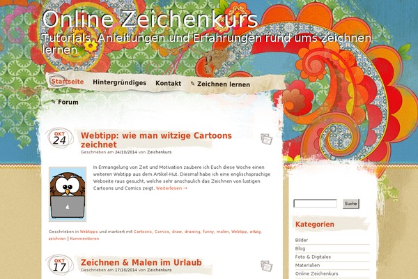 WordPress website example screenshot