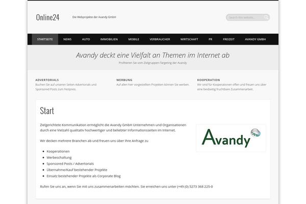 Pinboard theme site design template sample