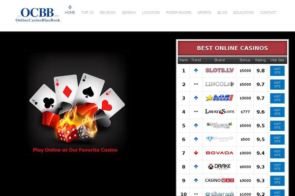 onlinecasinobluebook.com site used Ocbb