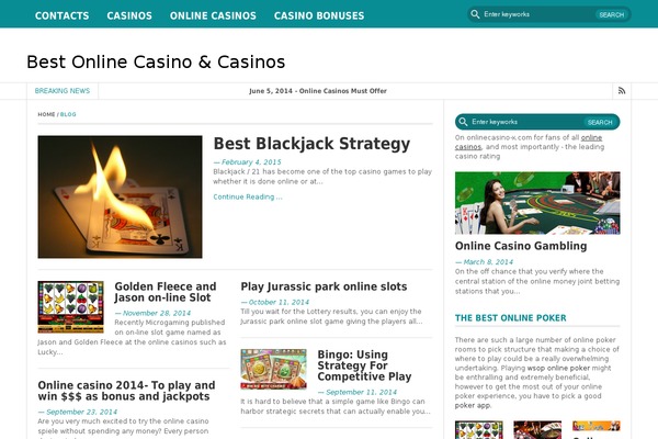 FastNews Light theme site design template sample