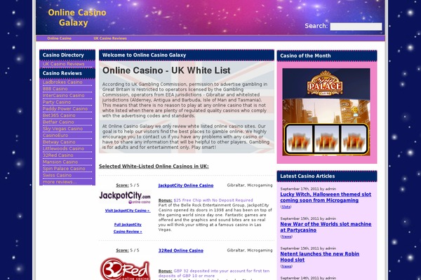 Empire theme site design template sample
