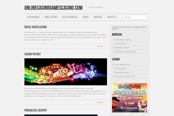Hannari theme site design template sample