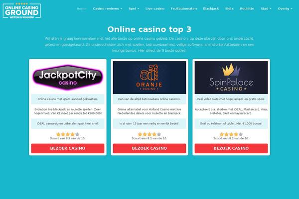 onlinecasinoground.nl site used Onlinecasinoground
