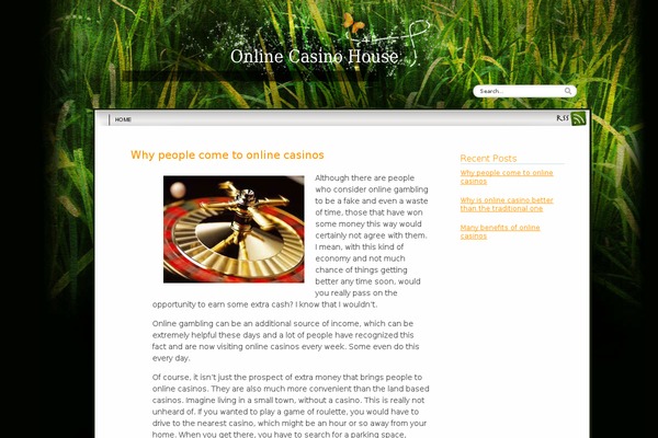 Greener Side theme site design template sample