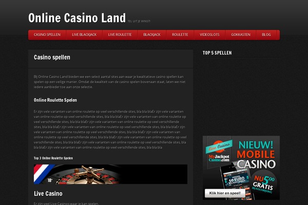 GamePress theme site design template sample