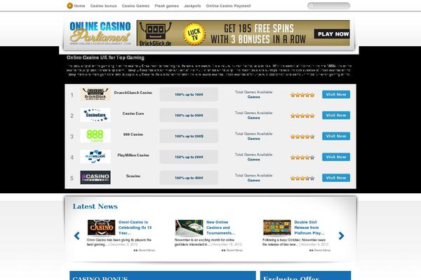 onlinecasinoparliament.com site used Ocp