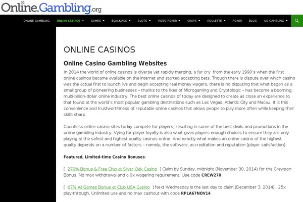 Twenty Fourteen theme site design template sample