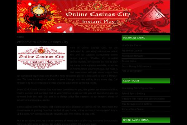 Magazine Pro theme site design template sample