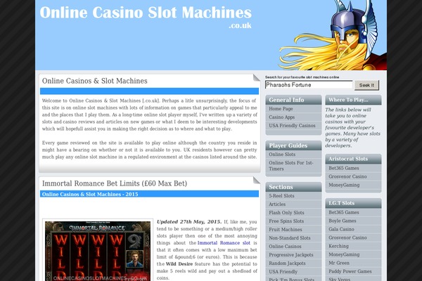 Casino theme site design template sample