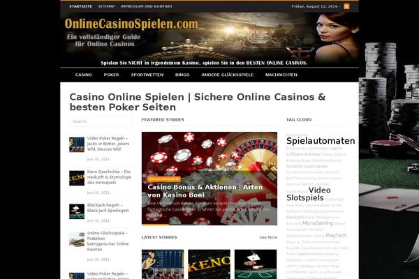 Hotnews theme site design template sample