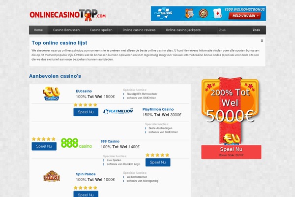 onlinecasinotop.com site used Oct