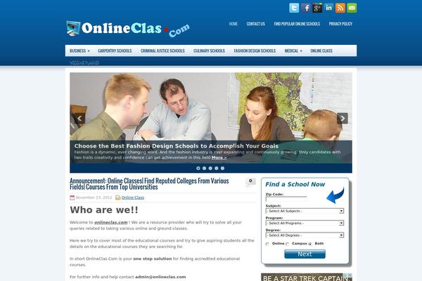 proEducation theme site design template sample