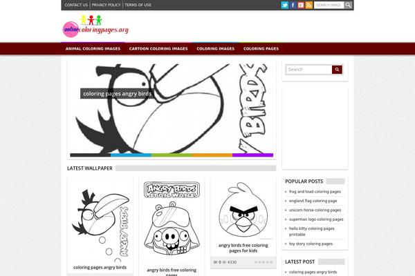Kodok theme site design template sample