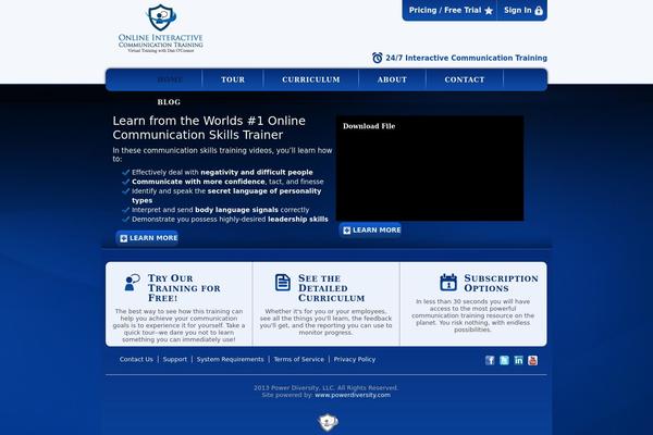 Site using Hana Flv Player plugin