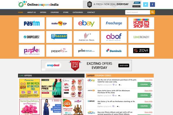 Oci theme site design template sample