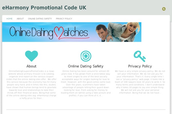 Cirrus theme site design template sample
