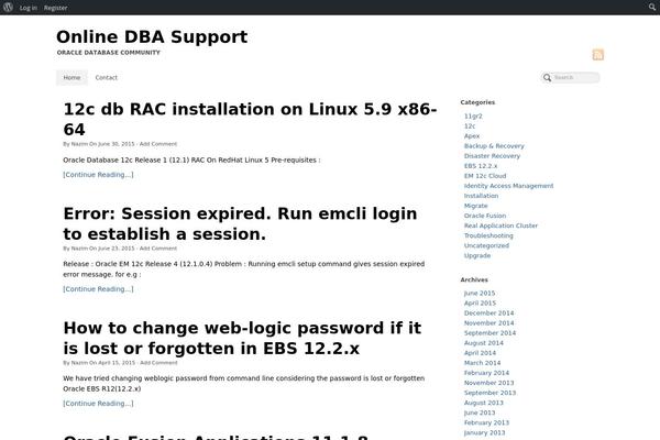 Site using Disqus Recent Comments Widget plugin