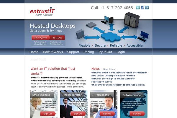 onlinedesktop.com site used Entrust-it