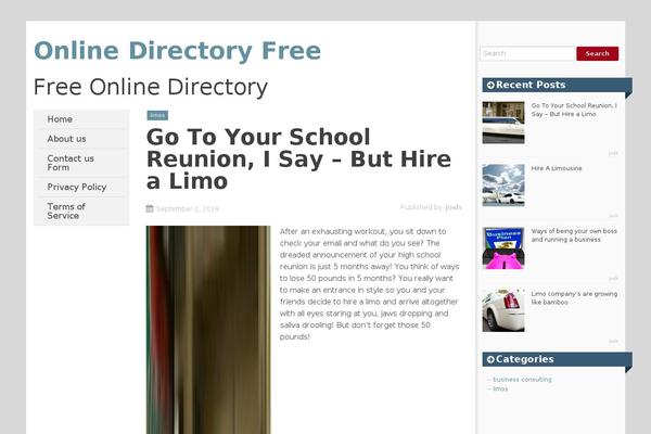 SmartAdapt theme site design template sample