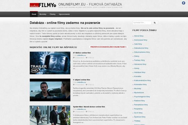 deTube theme site design template sample