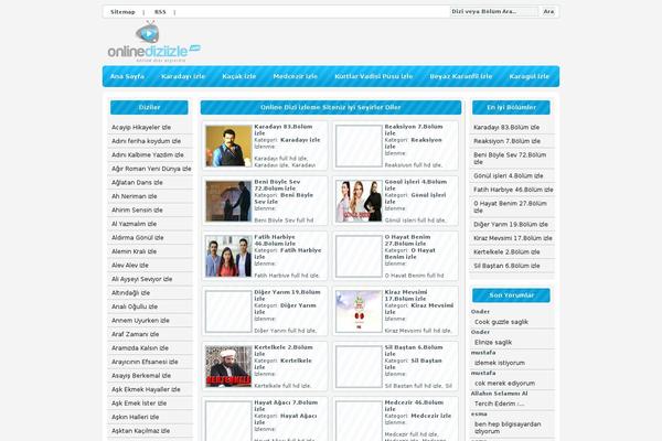 HTDiziv2.0 theme websites examples