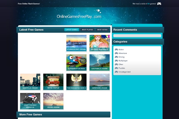 onlinegamesfreeplay.com site used Wpgalaxy