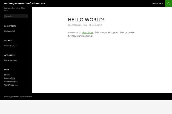 Big City theme site design template sample
