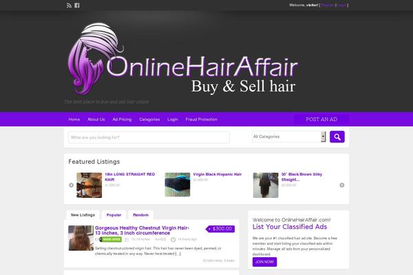 ClassiPress theme site design template sample