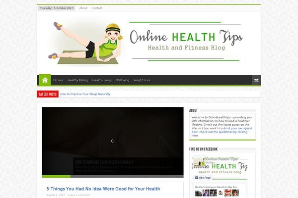Sahifa theme site design template sample