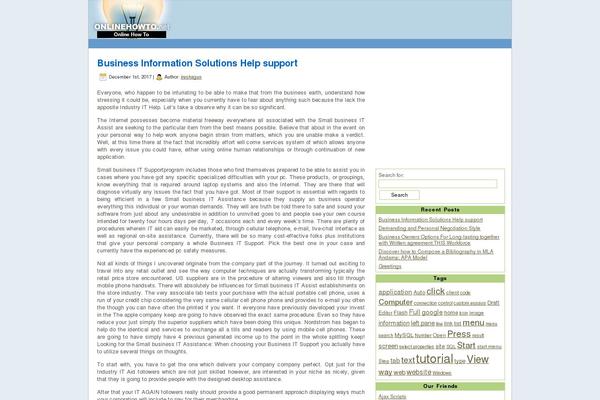 Site using Enhanced Categories plugin