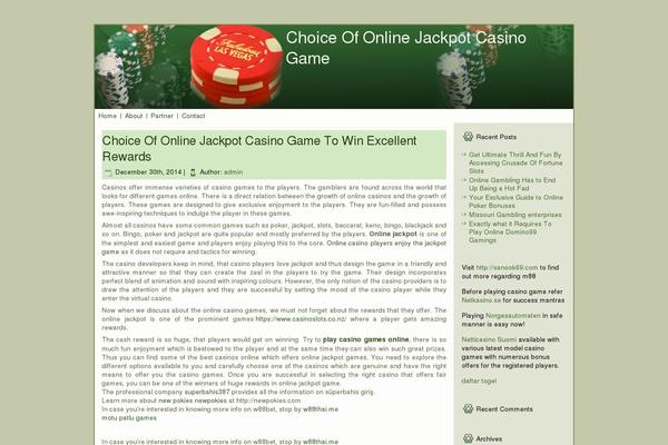 onlinejackpot.org site used Extremepoker8