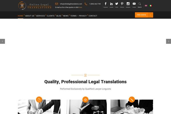 Libero theme site design template sample
