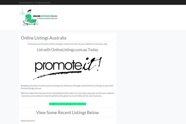 Directory Starter theme site design template sample
