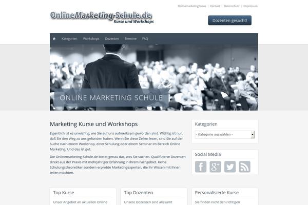 onlinemarketing-schule.de site used Workshop