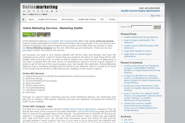 onlinemarketingadvisors.com site used Inove.1.4.5