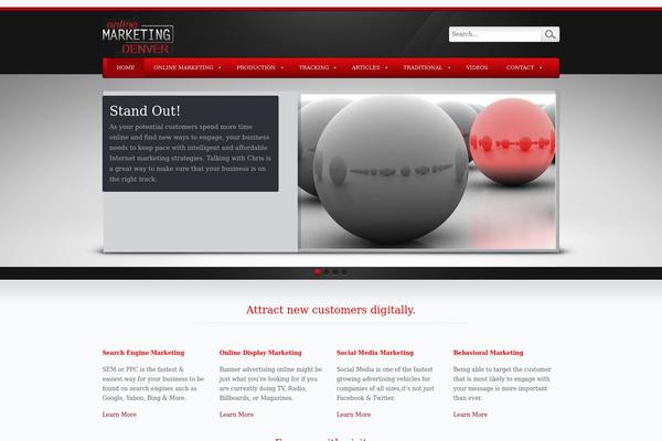 theDawn theme site design template sample