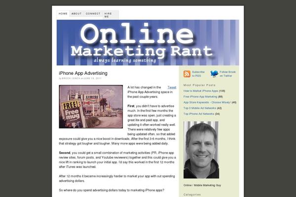 Thesis 1.7 theme site design template sample