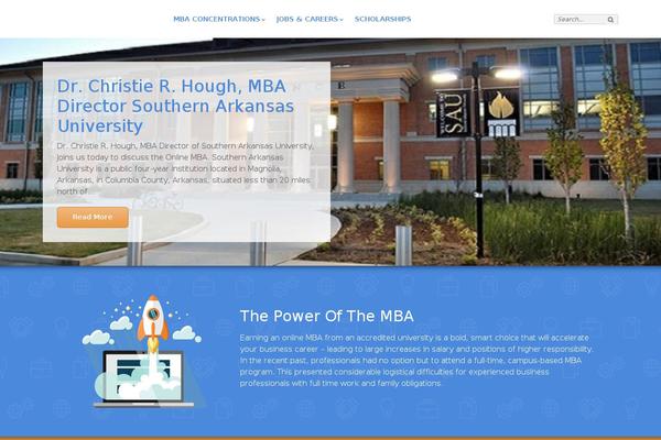 onlinembapage.com site used Edu-base-theme