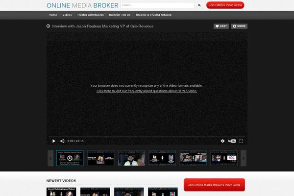 deTube theme site design template sample