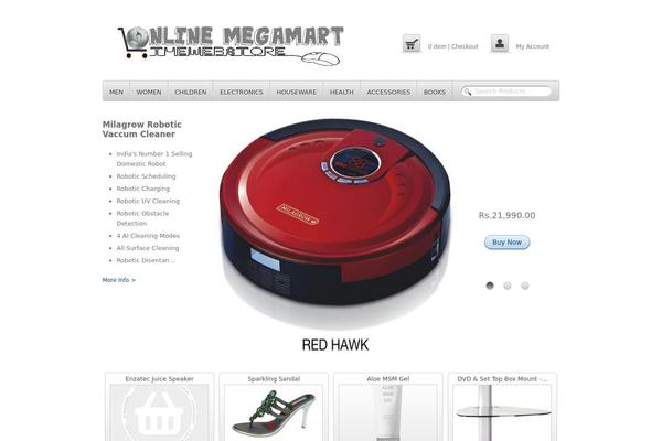 Mio theme site design template sample