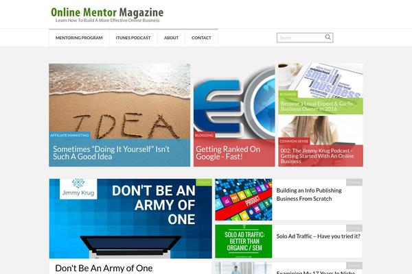 Performag theme site design template sample