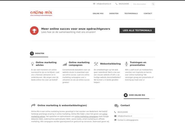 onlinemix.nl site used Goodwork
