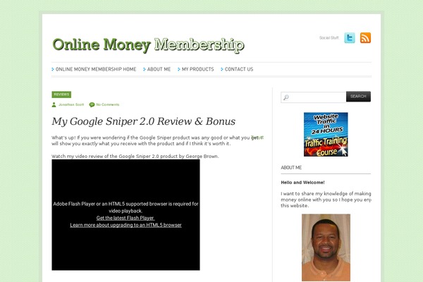 Simplo theme site design template sample