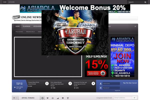 onlinenewspapers.org site used Flavor