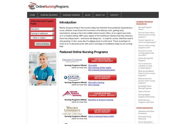 onlinenursingprograms.net site used Onp