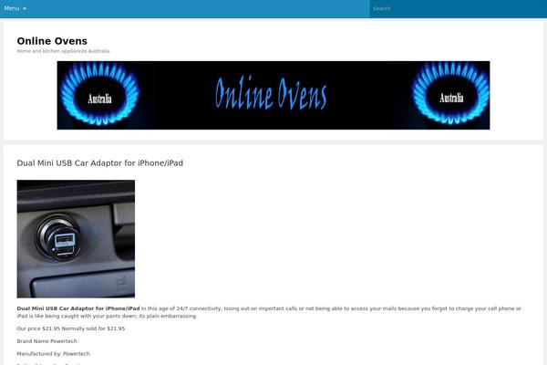 onlineovens.com site used Mantra