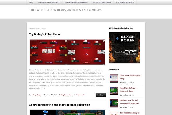 onlinepokerprophet.com site used Sukelius-magazine